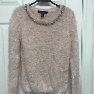 Forever 21 Pink Fuzzy Sweater